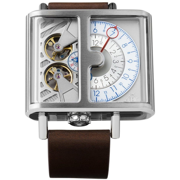 Xeric Soloscope Limited Edition Automatic Silver Mechanical Watch - Big Daddy Watches