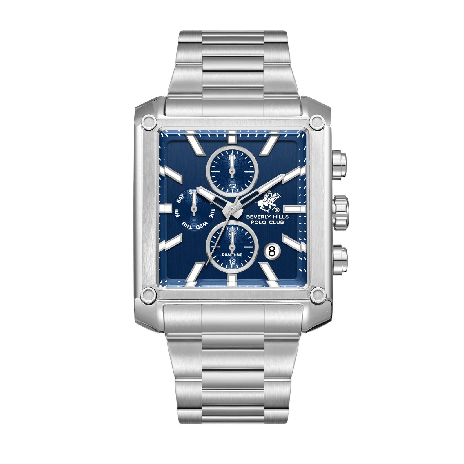 Beverly Hills Polo Club Silver Men's Watch BP3868X.390 BP3868X.390 - Image 1