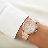Michael Kors Parker Chronograph Blush Dial Ladies Watch MK5896 Water resistance: 100 meters / 330 feet Movement: Quartz  