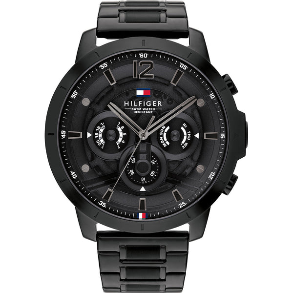 Tommy Hilfiger Luca Black Steel Men's Watch  1710494 - Big Daddy Watches