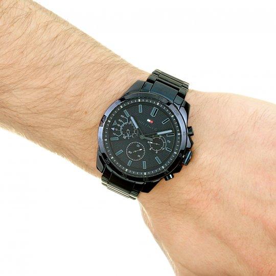 Tommy Hilfiger Decker Chronograph Blue Dial Men's Watch#1791560 - The Watches Men & CO #4
