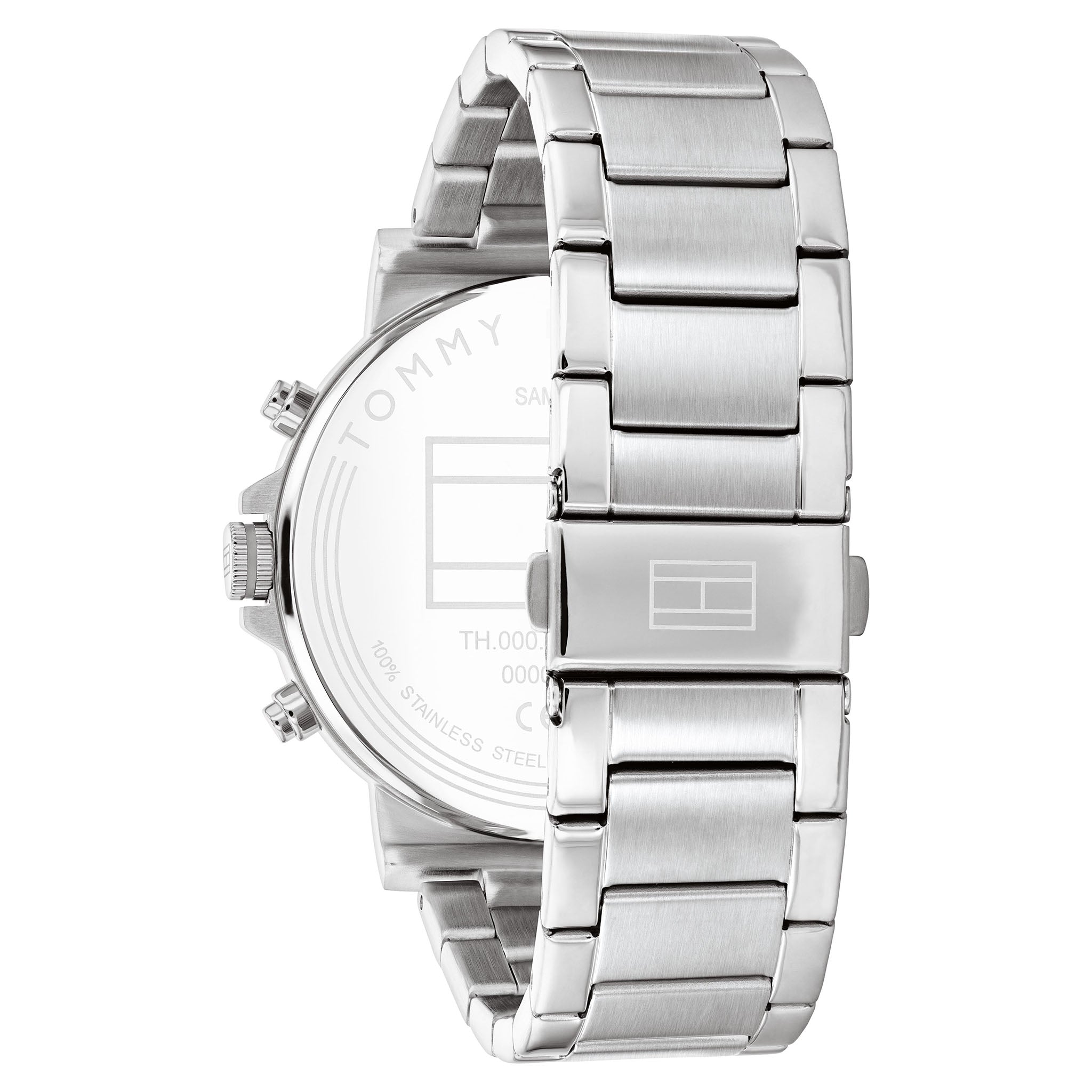Tommy Hilfiger Tyson Stainless Steel Dark Grey Dial Multi-function Men's Watch - 1710604
