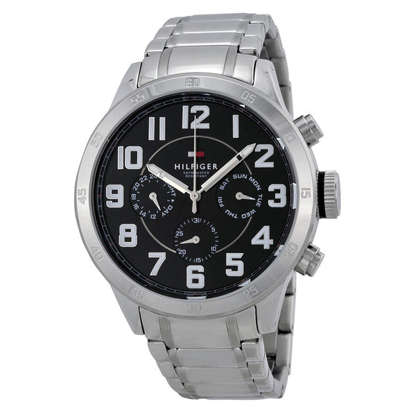 Tommy Multi-Function Black Dial Stainless Steel Men's Watch 1791054 - BigDaddy Watches