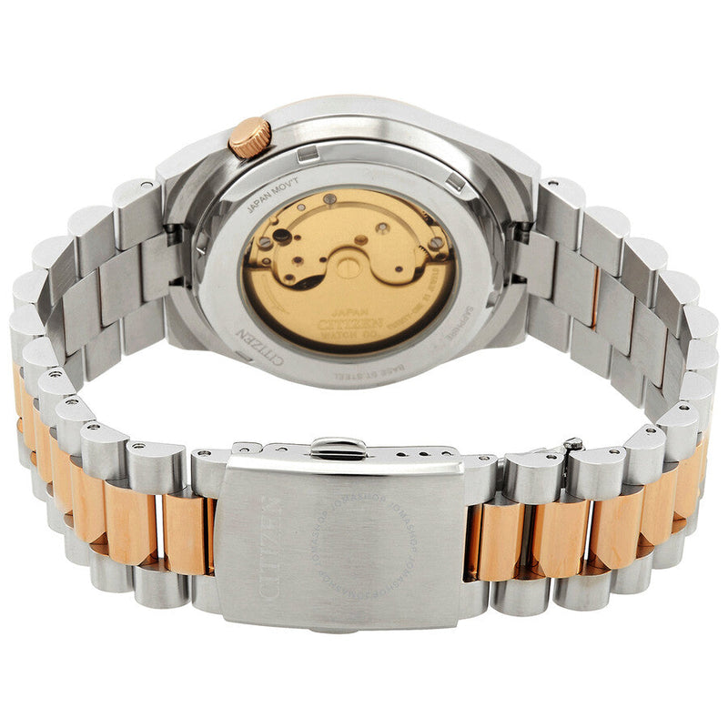 Citizen Tsuyosa Automatic Black Dial Two-Tone Men's Watch NJ0154-80H