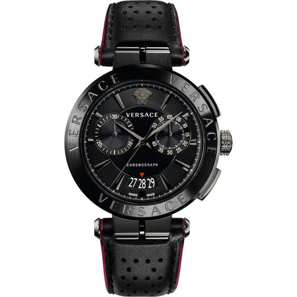Versace Aion Chronograph All Black Men's Watch  VBR030017 - Big Daddy Watches