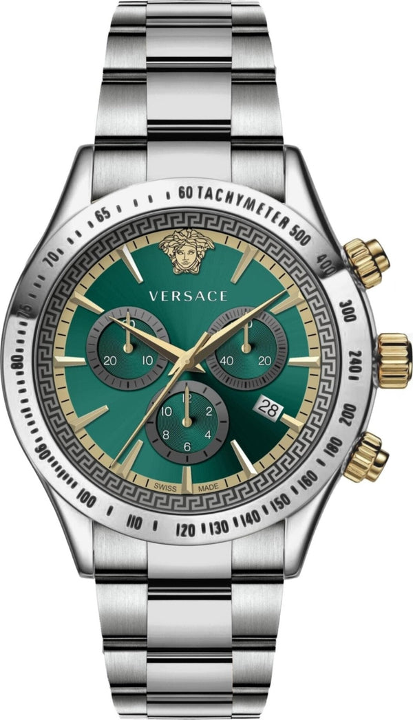 Versace Classic Chronograph Green Dial Men's Watch  VEV700721 - Big Daddy Watches