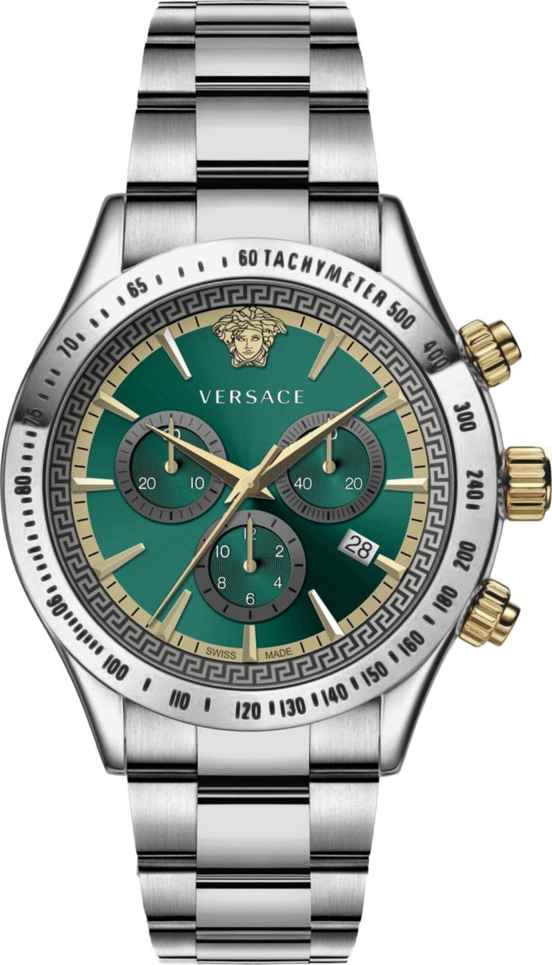 Versace Classic Chronograph Green Dial Men's Watch  VEV700721 - Big Daddy Watches