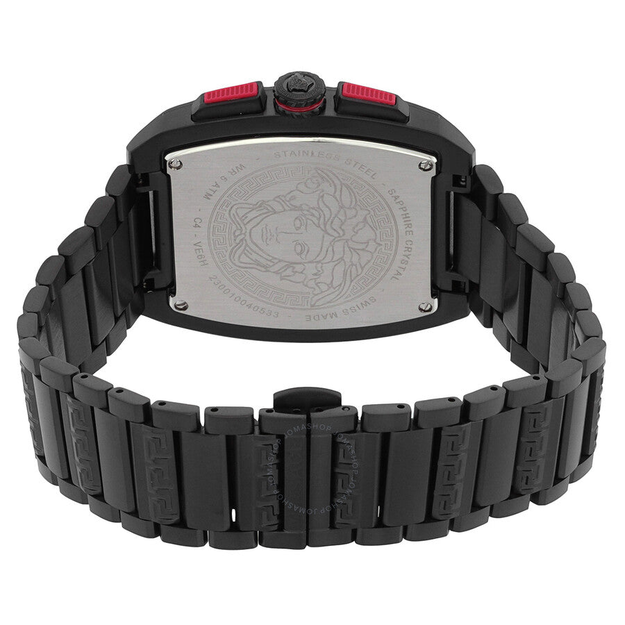 Versace Dominus Chronograph Quartz Black Dial Men's Watch VE6H00623