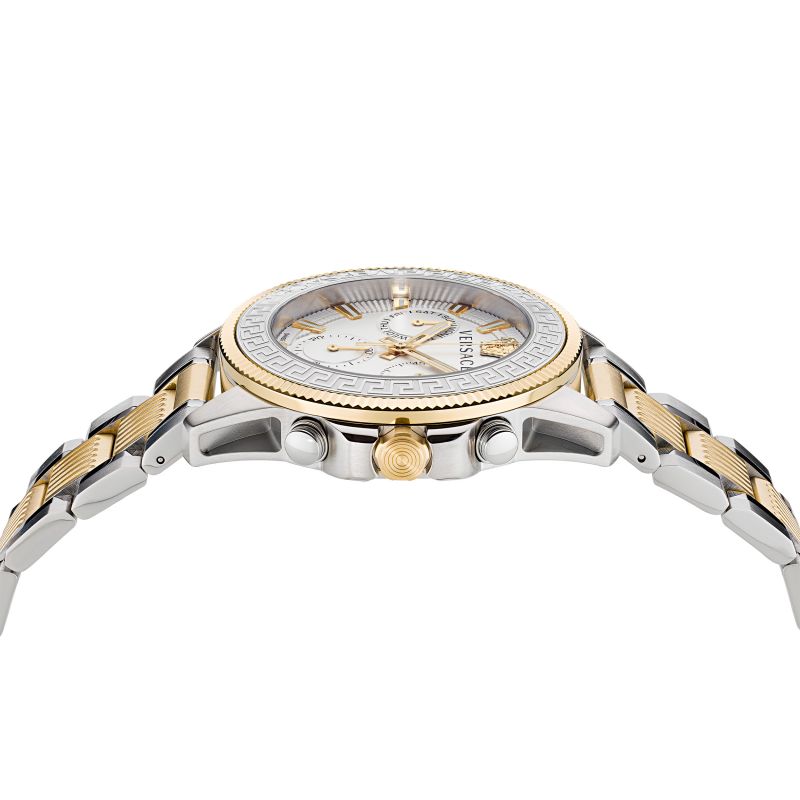 Versace Greca Action Chronograph Two-Tone Men's Watch - VE3J00522