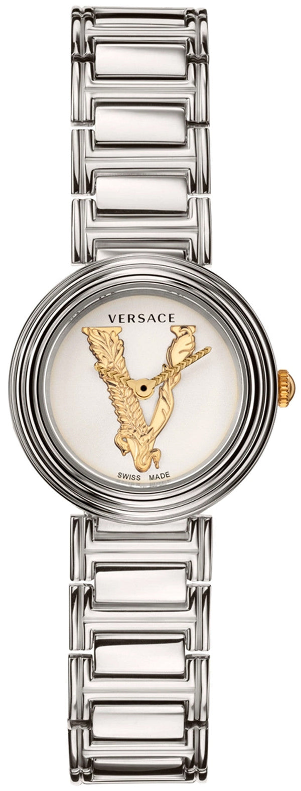 Versace Virtus Mini Silver Women's Watch  VET300621 - Big Daddy Watches