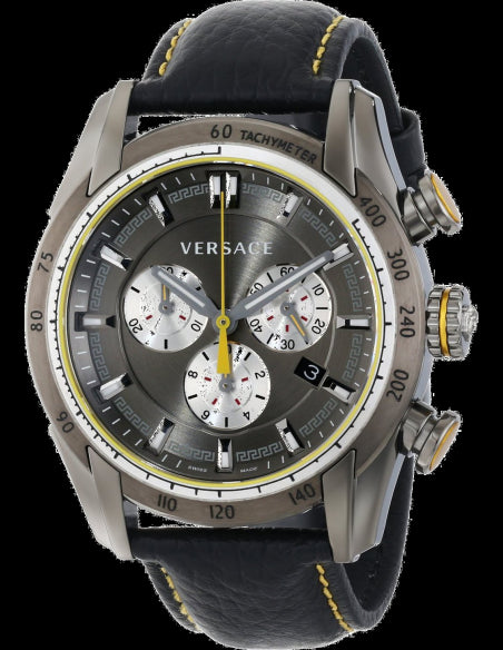 Versace V-Ray Chronograph Grey Dial Men's Watch VDB020014 - Big Daddy Watches #2