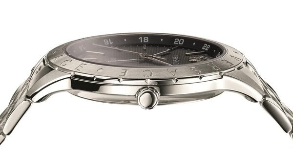 Versace Quartz Silver Steel Black Dial Men's Watch VEBK00418 - Big Daddy Watches #2