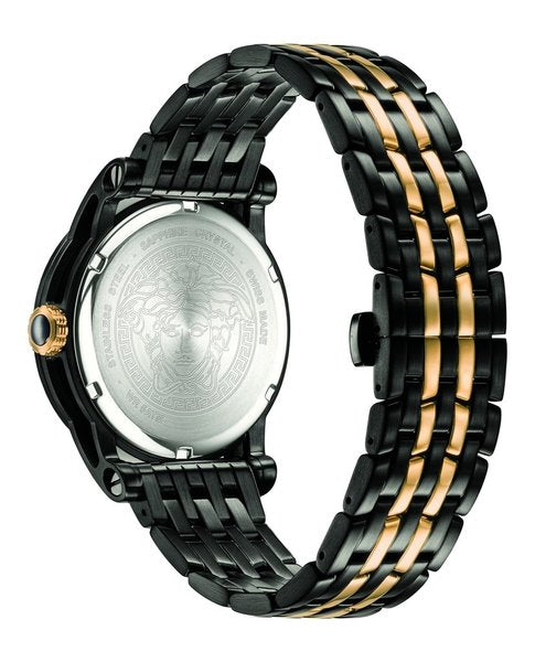 Versace Ion Plated Black Men's Watch VERD01119 - Big Daddy Watches #2