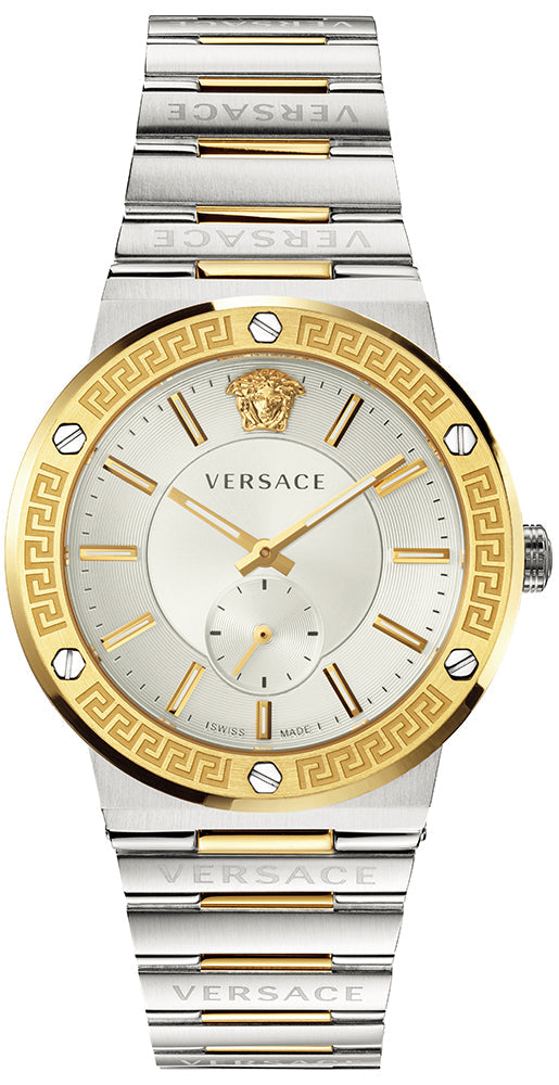 Versace Greca Silver White Dial Men's Watch  VEVI00320 - Big Daddy Watches