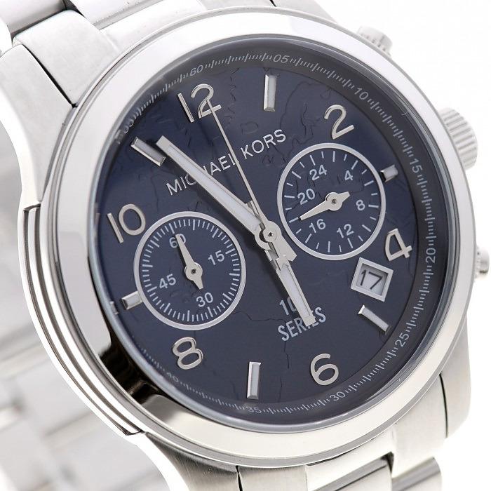 Michael Kors Hunger Chronograph Blue Dial Ladies Watch MK5814