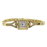 Guess Flawless Diamond White Dial Gold Ladies Watch W0137L2
