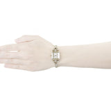 Guess Flawless Diamond White Dial Gold Ladies Watch W0137L2