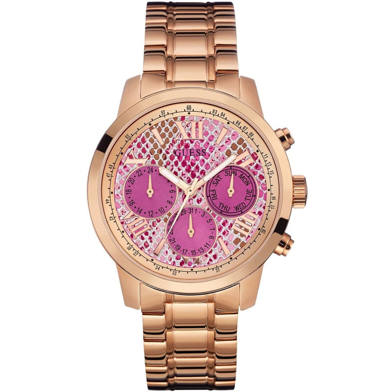 Guess Sunrise Rose Gold Ladies Watch  W0330L14 - Big Daddy Watches