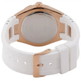 Guess Luna Women's White Rubber Strap Round Analog Women's Watch W0653L4 - Big Daddy Watches #2