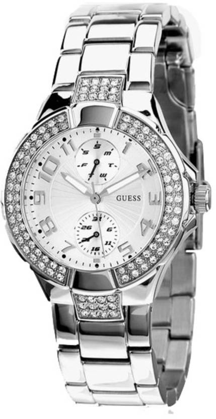 Guess Women's Mini Prism Analog Stainless Steel Women's Watch  W12638L1 - Big Daddy Watches