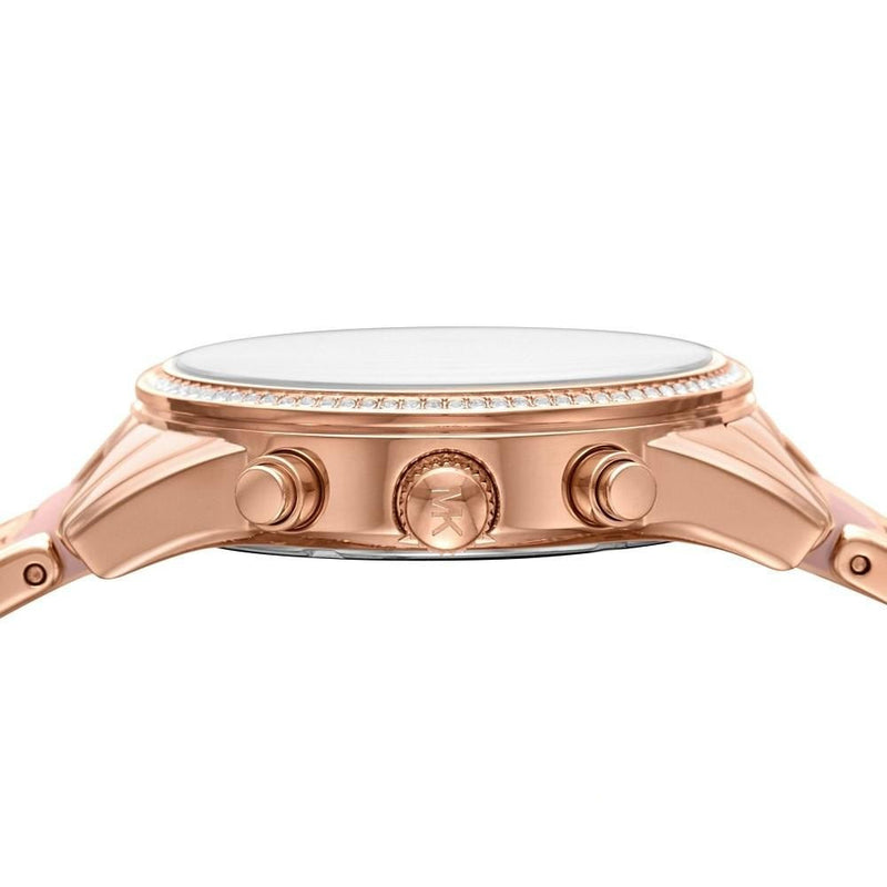 Michael Kors Ritz Rose Gold Acetate Strap Unisex Watch MK6769