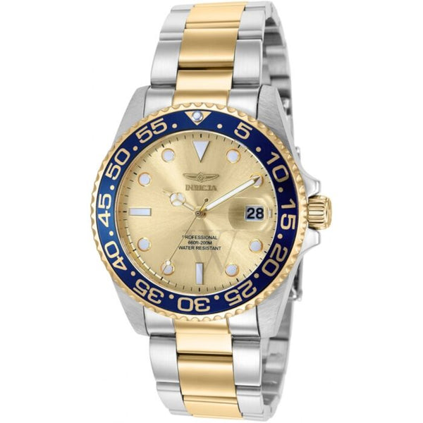 Invicta Pro Diver Quartz Gold Dial Watch 36537