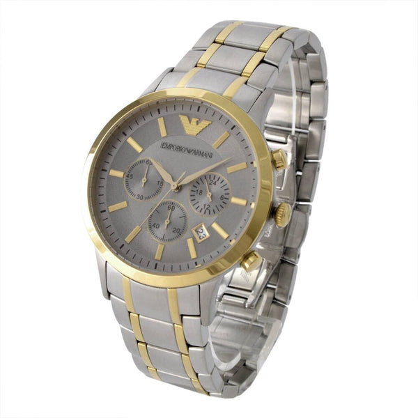 Emporio Armani Renato Chronograph Silver Dial Men's Watch AR11076