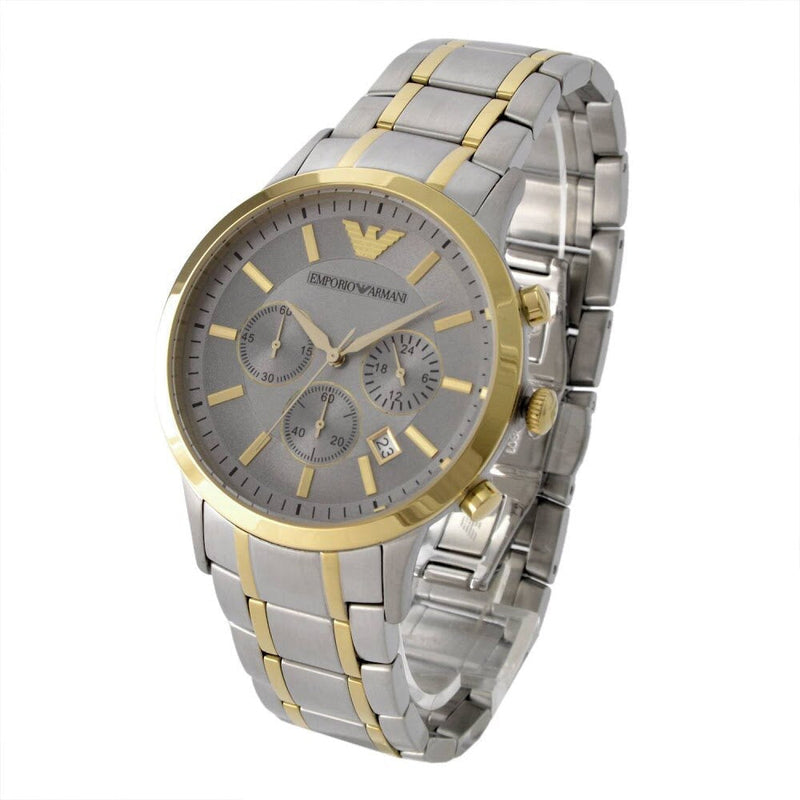 Emporio Armani Renato Chronograph Silver Dial Men's Watch AR11076