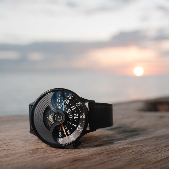 Xeric Watches Evergraph Automatic Limited Edition Black Watch