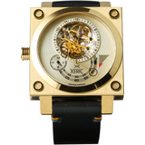 Xeric Xeriscope Squared All Gold Mechanical Watch - Big Daddy Watches