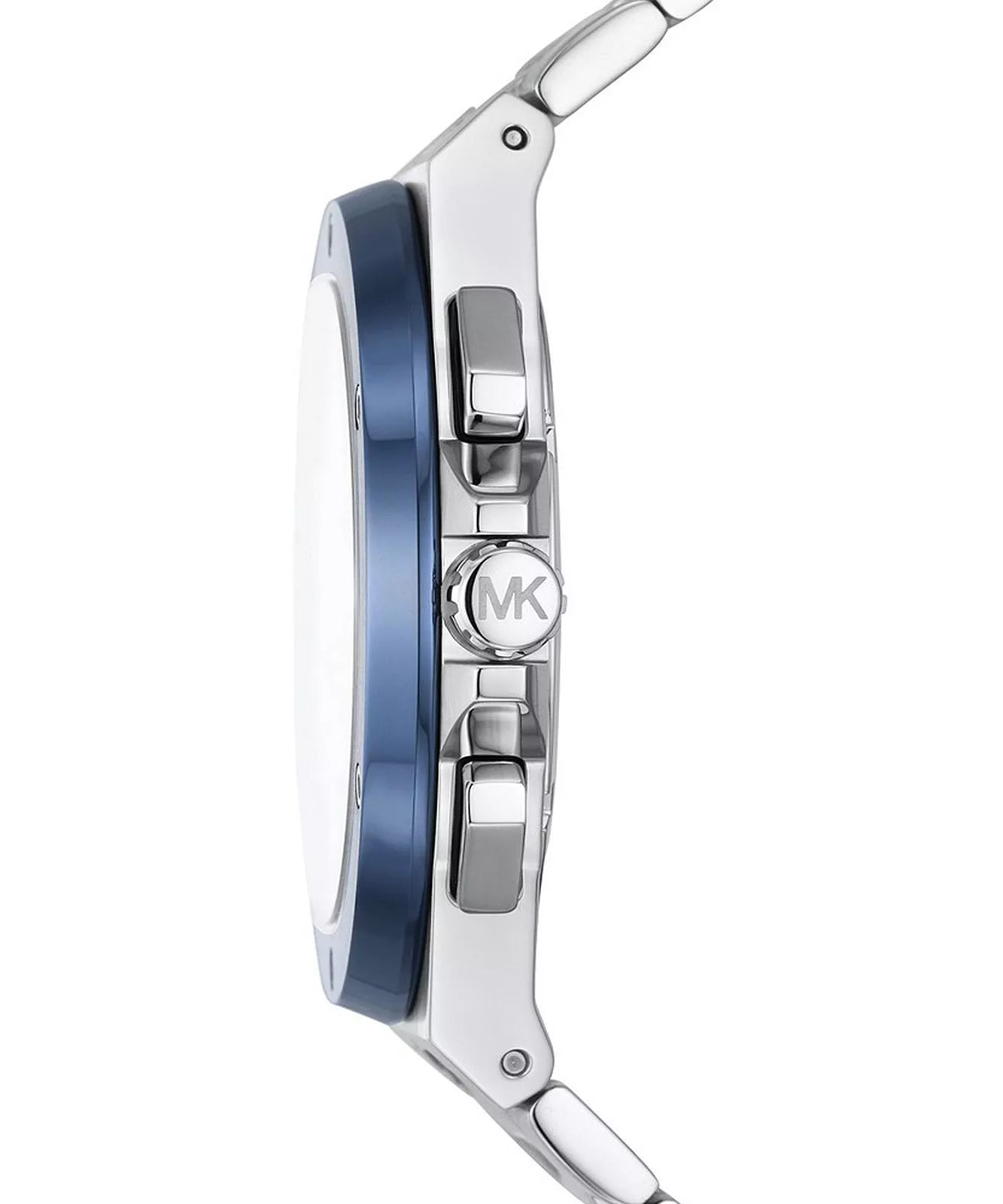 Michael Kors Lennox Chronograph Blue Dial Silver Men's Watch - MK8938